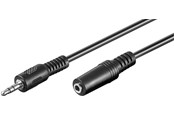 Audio Kabel - Pro Headphone and audio AUX extension cable 3-pin 3.5 mm - 4040849509353