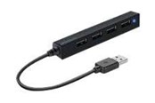USB-Hubs - Speed-Link SPEEDLINK SNAPPY SLIM USB-Hubs - 4 - Schwarz - SL-140000-BK