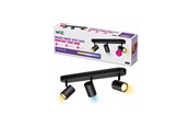 Smart-Home - WiZ Imageo Smart Adjustable Spotlight 3x LED Tunable Warm-to-Cold White light Black - 929002658601