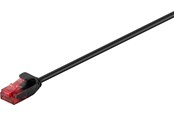 Netzwerk - Kabel - Pro LAN CAT 6 slim U/UTP - Schwarz - 2m - 4040849937156