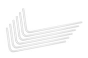 DIY Wasserkühlung - EK Water Blocks EK-Loop Hard Tube 16mm 0.8m Pre-Bent 90° - Acrylic (6pcs) - 3831109826065