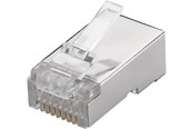 Netzwerk - Kabel - Pro RJ45 plug CAT 6 STP shielded (10 pack) - Transparent - 4040849938290