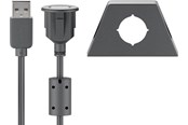 USB Kabel - Pro USB-A <-> USB-A - 2m - Schwarz - 4040849933516
