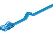 Netzwerk - Kabel - Pro LAN CAT 6A U/UTP flat - Blau - 5m - 4040849963391