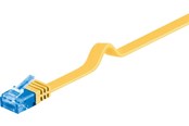 Netzwerk - Kabel - Pro CAT 6A U/UTP flat - Gelb - 0.5m - 4040849962967