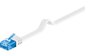 Netzwerk - Kabel - Pro LAN CAT 6A U/UTP flat - Weiß - 5m - 4040849963476