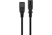 Stromkabel (Extern) - Pro Extension cord C7/C8 2 m black - 4040849972010