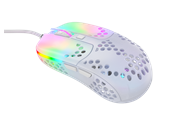 Maus - Xtrfy MZ1 - Zy's Rail - Gaming Maus (Weiß mit RGB) - MZ1-RGB-WHITE-TP