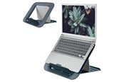 Systemzubehör - Leitz Ergo Cosy Höhenverstellbarer Laptopständer, 80% Recycelter Kunststoff, Samtgrau - 64260089
