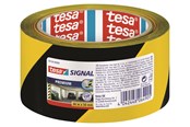 Klebeband und Kleber - tesa Signal Premium Warning Marking Tape 66m x 50mm Yellow-Black - 58130-00000-01