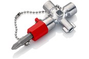 Werkzeuge für Sanitärarbeiten - KNIPEX Schaltschrankschlüssel, für gängige Schränke und Absperrsysteme - 00 11 02