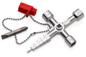 Werkzeuge für Sanitärarbeiten - KNIPEX Profi-Key, für gängige Absperrsysteme - 00 11 04