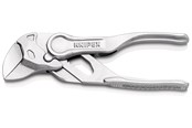 Werkzeuge für Sanitärarbeiten - KNIPEX Zangenschlüssel XS, Zange und Schraubenschlüssel in einem Werkzeug - 86 04 100 BK