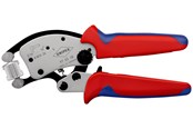 Handwerkzeuge  - KNIPEX Twistor®16, Selbsteinstellende Crimpzange für Aderendhülsen, mit drehbarem Crimpkopf - 97 53 18 SB