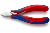 Handwerkzeuge - KNIPEX Elektronik-Seitenschneider, mit durchgestecktem Gelenk - 77 32 115