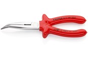 Handwerkzeuge - KNIPEX Flachrundzangen mit Schneide, (Storchschnabelzangen) - 26 27 200