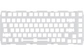 Tastaturen - Glorious GMMK PRO 75 % Switch Plate - ANSI - Polycarbonate - Upgrade-Zubehör - Silber - GLO-ACC-P75-SP-PC