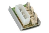 Kühler und Lüfter - InLine PC Fan Multi Power Port Adapter Molex 5.25" to x 2 Fan Power - 33008A