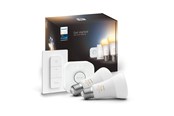 Smart-Home - Philips Hue White Ambiance A60 E27 1100 Lumen - Starter Set mit 2 Glühbirnen - 929002468406