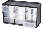 Werkzeugkisten & Aufbewahrungssysteme - Stanley Storage Box with 9 Compartments Black - 1-93-978