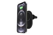 Handys - Adapter und Ladegeräte - Belkin BOOST CHARGEª Magnetic wireless Car Vent Mount + Car Charger CLA Black - WIC004BTBK
