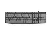 Tastaturen - Natec Nautilus - keyboard - US - black - Tastaturen - Englisch (US) - Grau - NKL-1507