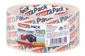 Klebeband und Kleber - tesa pack Crystal Clear Packaging Tape 66m x 50mm Transparent - 57807-00000-01