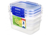 Küchenzubehör - Sistema Rectangle Klip It Plus 3 Pack 1L - 881613
