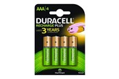 Batterien und Akkus - DURACELL Recharge Plus NiMH 750mAh Rechargeable AAA Battery 1.2V - 990234
