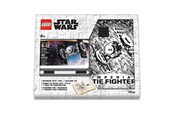 Schul-Zubehör - LEGO Star Wars Notebook with 4×4 Black Brick 1 pen and 30381 Imperial Tie Fighter - 4005063-52510