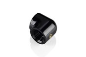 DIY Wasserkühlung - Bitspower 90-Degree With Dual Inner G1/4" Extender Fitting (Glorious Black) (2 PCS ) - TA-90DIA-GB