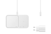 Handys - Adapter und Ladegeräte - Samsung Wireless Charger Duo (Incl. Power Adapter) - White - EP-P5400TWEGEU