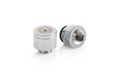 DIY Wasserkühlung - Bitspower water-exhaust fitting (Glorious Silver) (2 PCS ) - BPTA-EFW-V2-GS