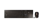 Tastaturen - Cherry DW 9100 - Tastatur & Maus Set - Englisch - Gold - JD-9100EU-2