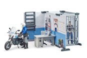 Figuren - Bruder bworld Polizeistation mit Polizeimotorrad Spielzeug - 425896