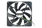 Gehäuselüfter - QNAP 140x140x25mm fan 12V 4PIN - Gehäuselüfter - 140mm - Schwarz - FAN-14CM-T01