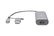 Netzwerkadapter (Netzkarte, Druckserver, u.s.w.) - DIGITUS USB Type-C to 2.5G LAN Adapter - DN-3028