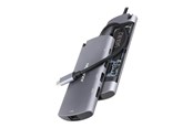 Dockingstationen - AXAGON HMC-6M2 - Dockingstation - USB-C 3.2 Gen 1 / Thunderbolt 3 - HDMI - GigE - HMC-6M2