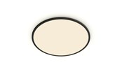 Lampen - Philips Superslim CL550 Ceiling lamp Ø430 mm LED 22W 2700K SceneSwitch IP20, Black - 929002666901