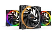 Gehäuselüfter - be quiet! LIGHT WINGS 120mm PWM high-speed Triple-Pack - Gehäuselüfter - 120mm - Schwarz mit RGB LED - 31 dBA - BL077