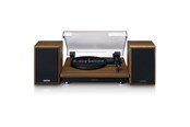 Plattenspieler - Lenco Turntable with BT and 2 external speakers - Plattenspieler Braun - LS-100WD