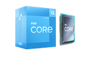CPU - Intel Core i3-12100 Alder Lake CPU - 4 Kerne - 3.3 GHz - Intel LGA1700 - Intel Boxed (mit Kühler) - BX8071512100