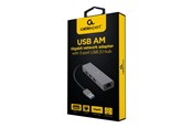 USB-Hubs - Gembird Cablexpert USB-Hubs - 3 - Grau - A-AMU3-LAN-01