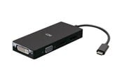 Dockingstationen - C2G USB C Multiport Adapter with HDMI DisplayPort DVI & VGA - docking station - USB-C - VGA DVI HDMI DP - C2G54454