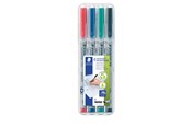 Utensilien zum Schreiben und Zeichnen - Staedtler Universal pen Lumocolor non-p B 4pc - 312 WP4