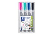 Utensilien zum Schreiben und Zeichnen - Staedtler Flipchart marker Lumocolor 4pcs.box - 356 WP4