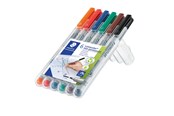 Utensilien zum Schreiben und Zeichnen - Staedtler Universal pen Lumocolor non-p M 6pc - 315 WP6