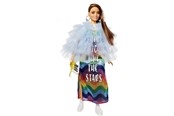 Dolls & Accessories - Barbie Blue Coat & Rainbow Dress - GYJ78