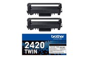 Druckerzubehör - Tinte & Toner - Brother TN2420TWIN / TN2420 2-Pack High Capacity Black Toner - TN2420TWIN