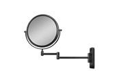 Sonstige Körperpflege - Gillian Jones Double-Sided Wall Mirror w. x10 Magnification - Black - 10248-00